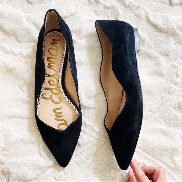 Sam Edelman Suede Riza Flats Size 5 New $110 - Picture 5 of 6